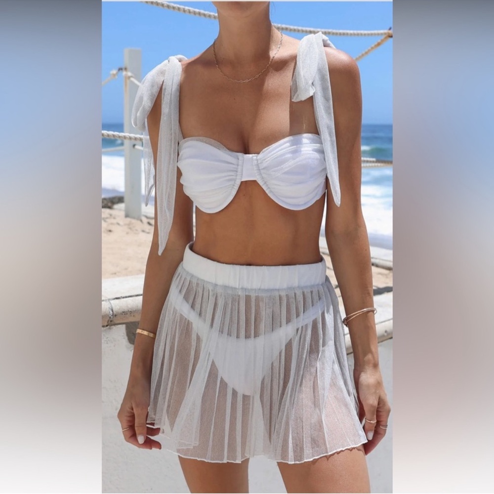 Beach Riot White Bikini Set